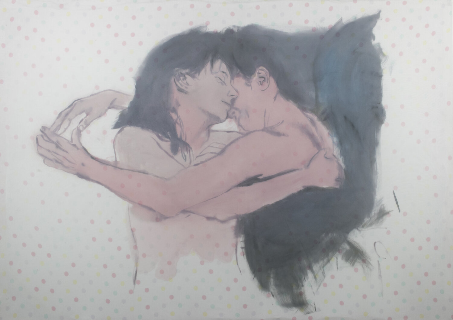 Abbraccio Giorgia Moretti Original painting for sale
