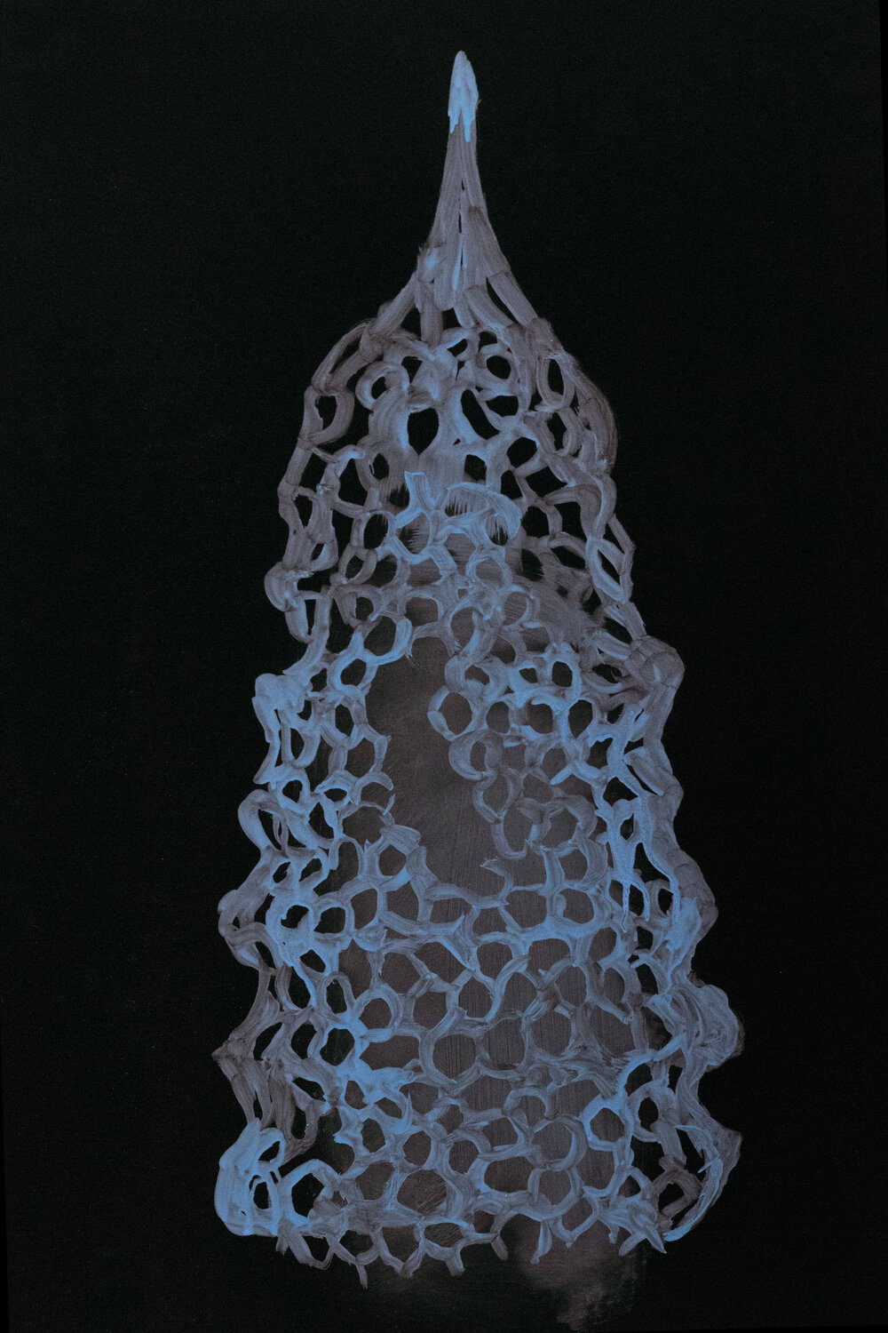 Radiolarian | Primeval waters Giorgia Moretti Original painting for sale