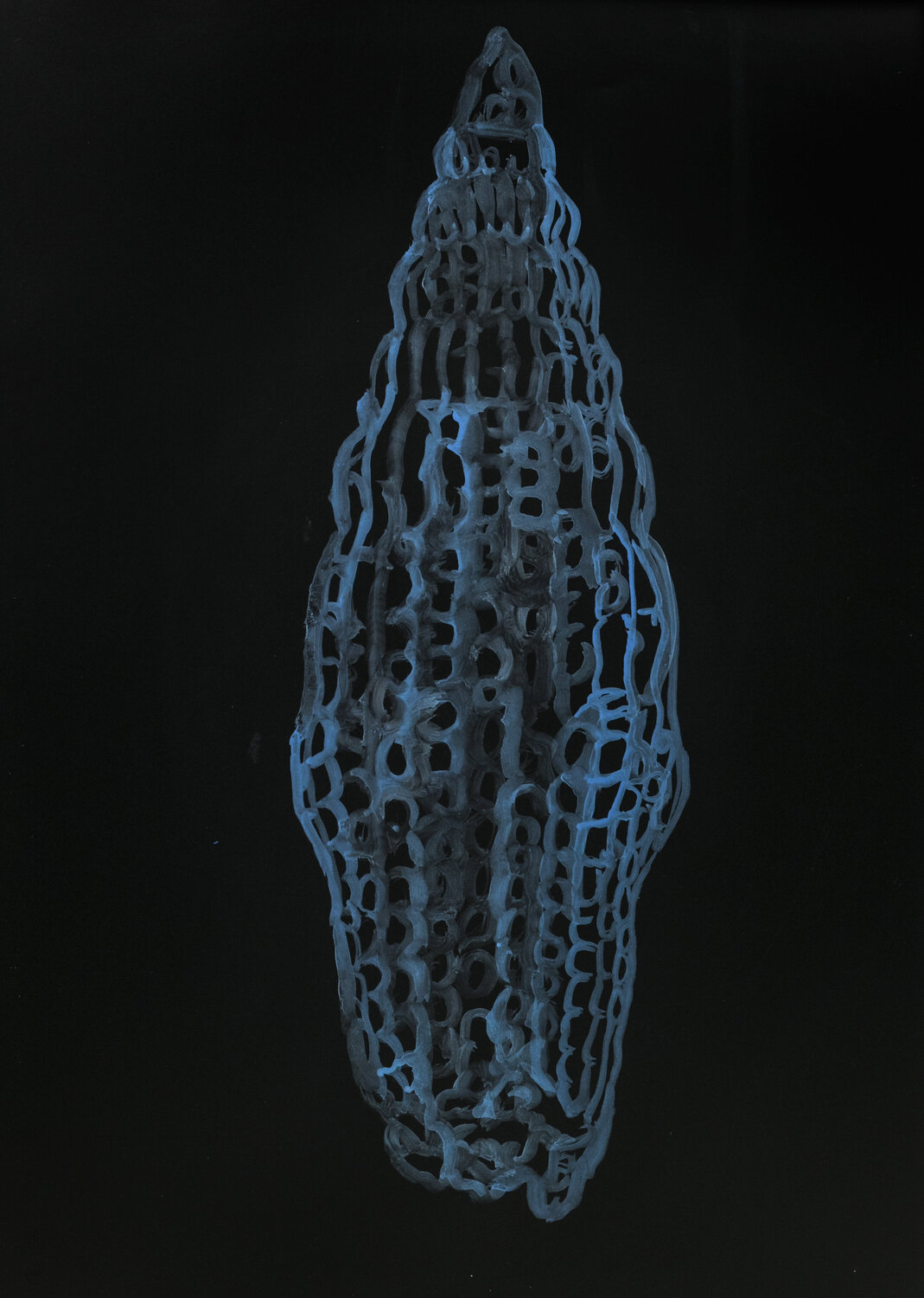Radiolarian II  / Primeval waters Giorgia Moretti Original painting for sale