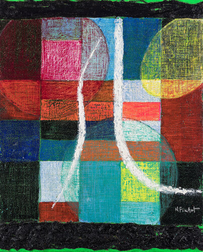 NFinArt Abstraction géométrique 13 by HELENE DAVID-DUBRANA, Painting for Sale on Select