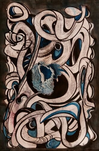 Ghost of Greed by Damian Ebejer, Painting for Sale on Select