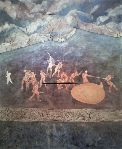 Forever Primitive by Damian Ebejer, Painting for Sale on Select
