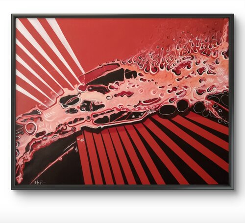Crocodile Rock by Damian Ebejer, Painting for Sale on Select
