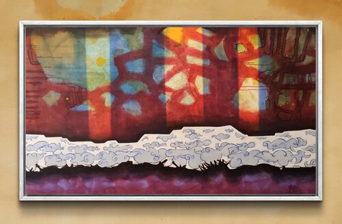 Stampede of Life by Damian Ebejer, Painting for Sale on Select