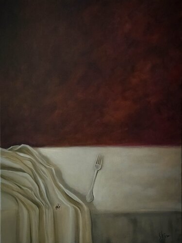 The Poor and Hungry by Damian Ebejer, Painting for Sale on Select