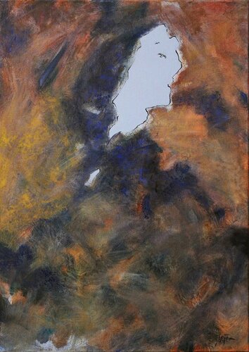 Escape from the Mancave by Damian Ebejer, Painting for Sale on Select