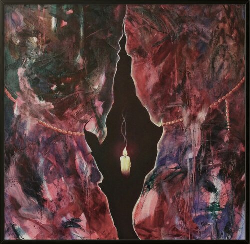 Welcome to the Seance by Damian Ebejer, Painting for Sale on Select