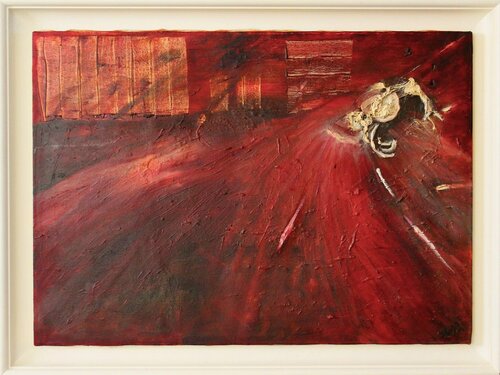 Escaping Spirit by Damian Ebejer, Painting for Sale on Select