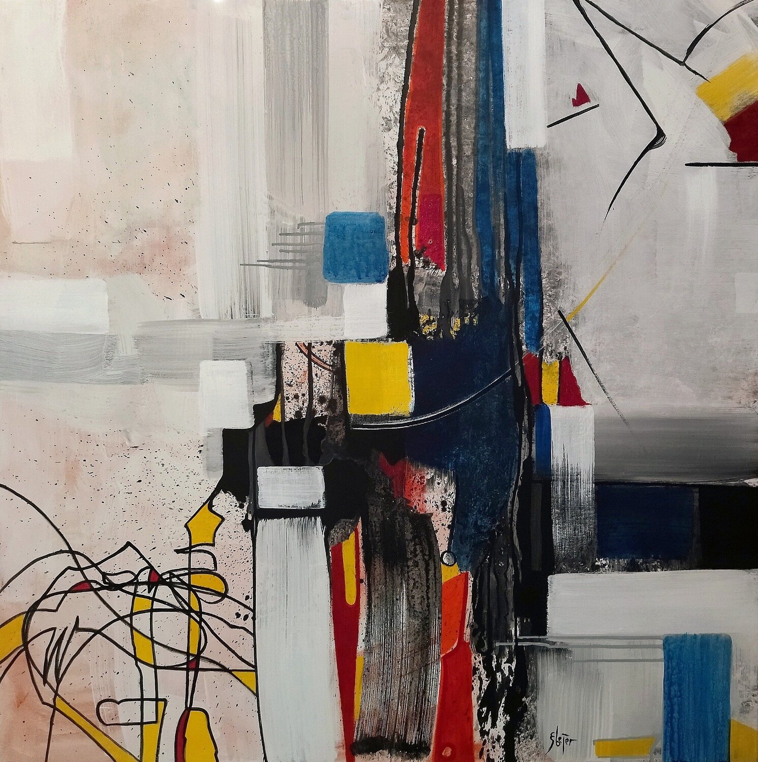 Temptation Damian Ebejer Original painting for sale