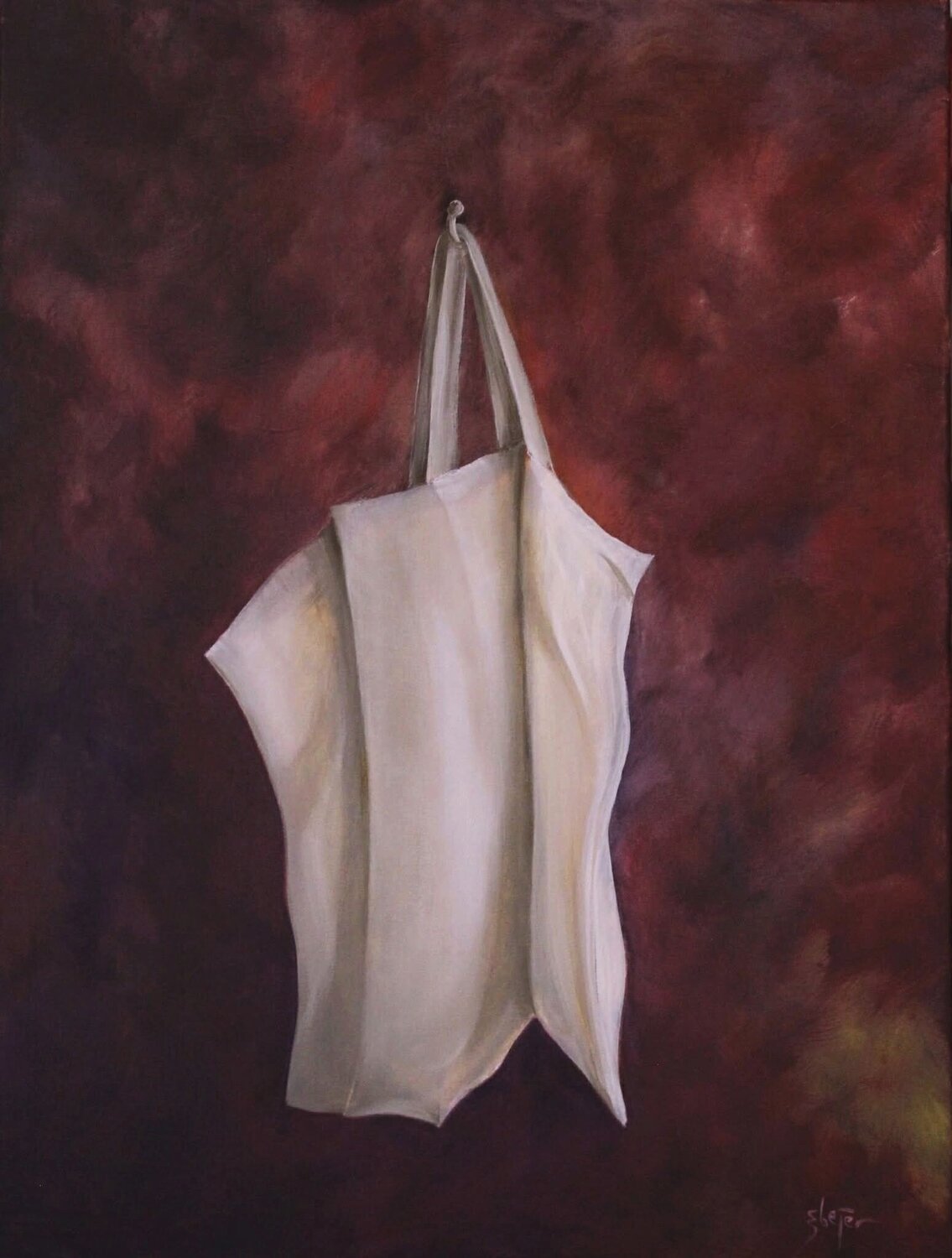 Portrait of Emptiness Damian Ebejer Original painting for sale