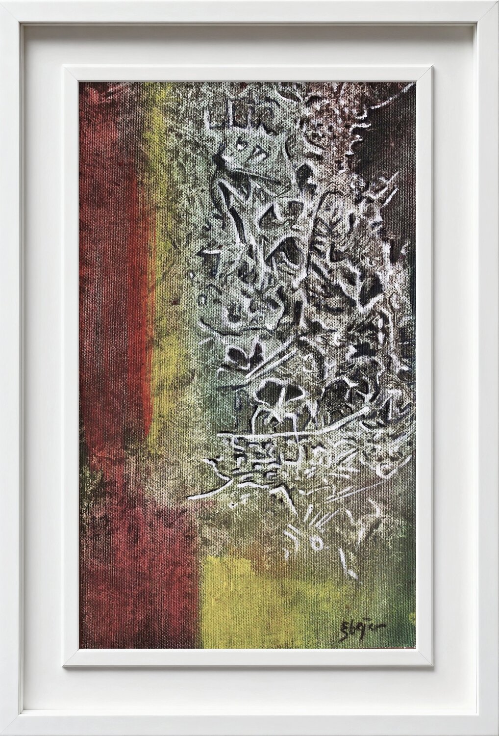 Entangled  Thoughts Damian Ebejer Original painting for sale