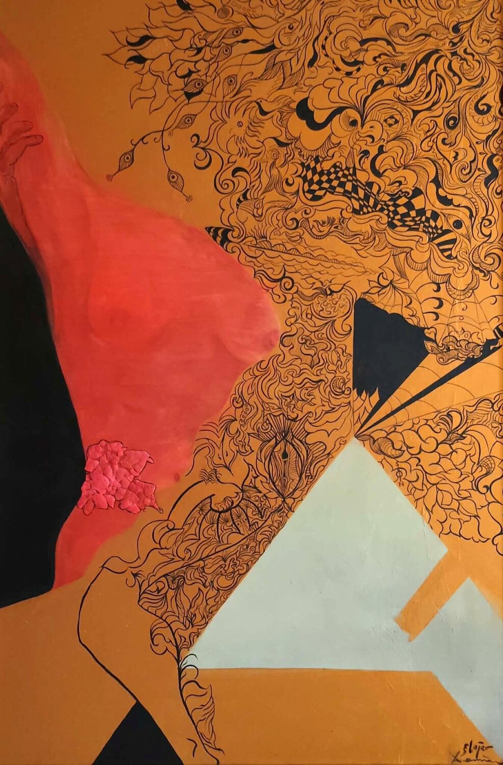 Cleopatra's Dream Damian Ebejer Original painting for sale