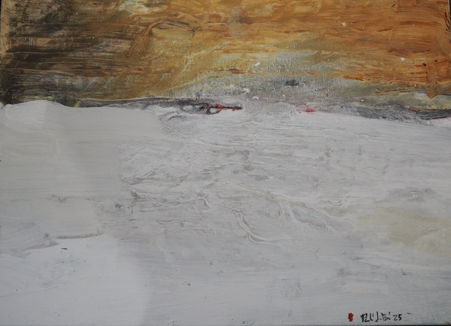 Horitzó Gris Paulí Josa Fenés Original painting for sale
