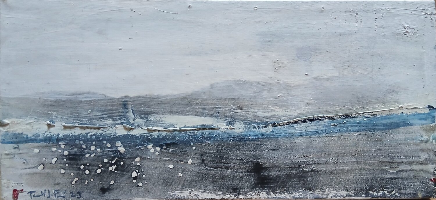 Esquitx Blanc II Paulí Josa Fenés Original painting for sale