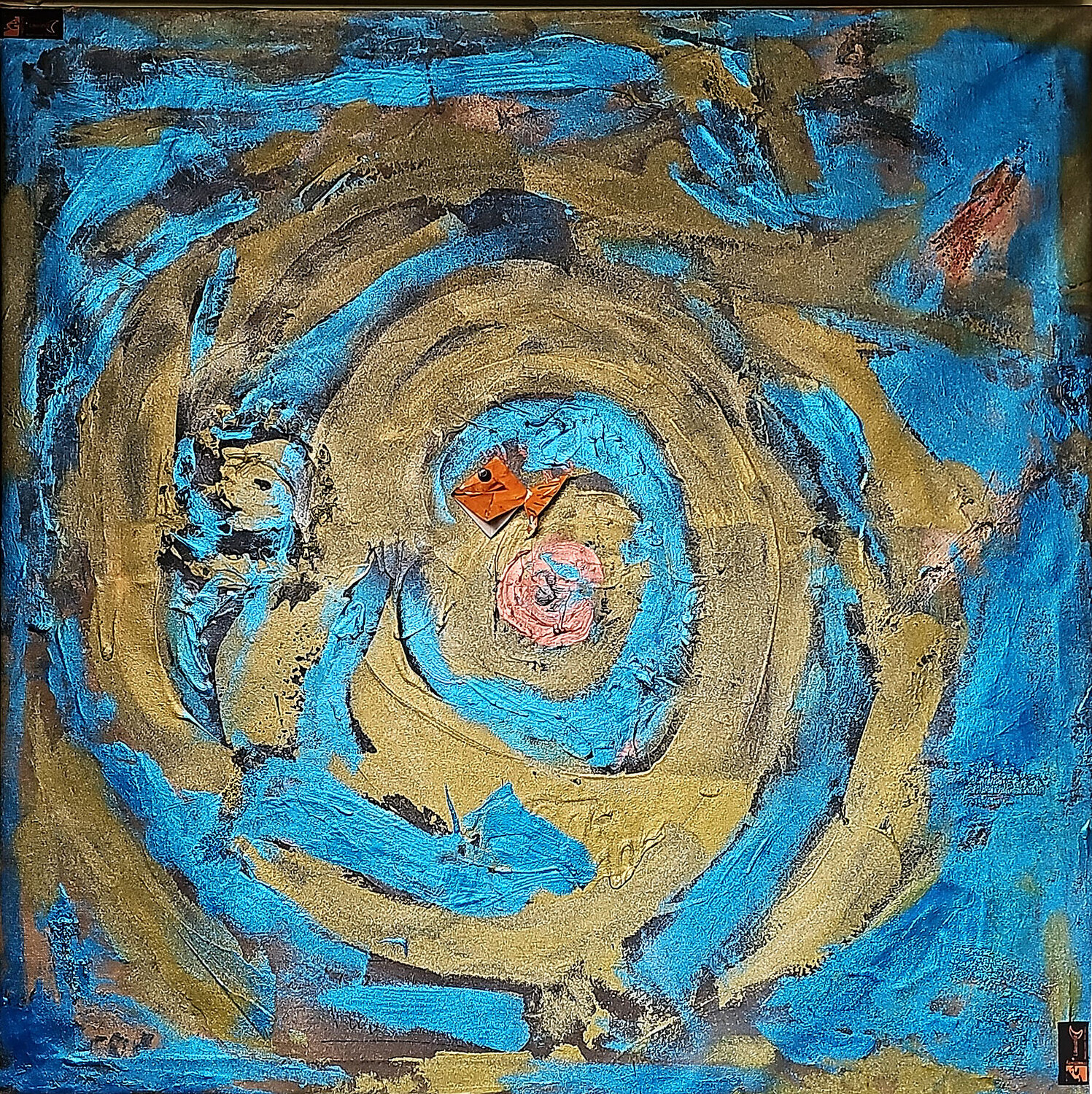 l'occhio riflesso Paolo Marchese Original painting for sale