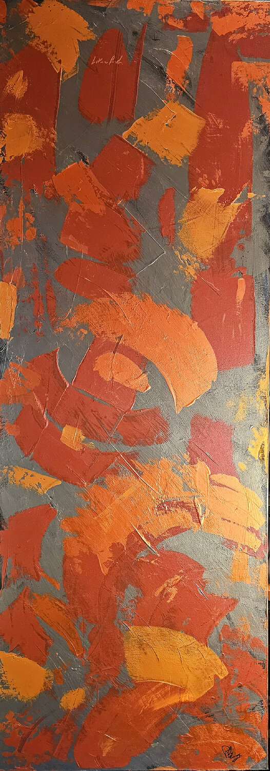 l'occhio marrone Paolo Marchese Original painting for sale