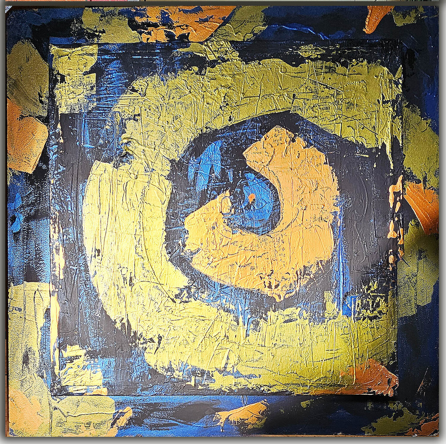 Il grande occhio Bifocale (2 livelli) Paolo Marchese Original painting for sale