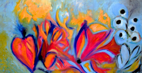 Eveil by Anne Pivron, Painting for Sale on Select