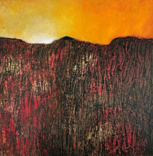 Terre de l'Aube by Anne Pivron, Painting for Sale on Select
