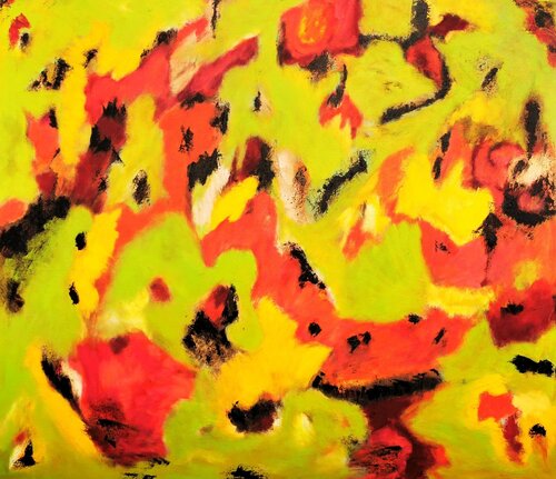 Eastern Journey - Voyage à l'Est by Anne Pivron, Painting for Sale on Select