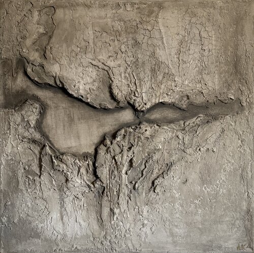 Divant II - Monochrome by Ana Köpe, Painting for Sale on Select