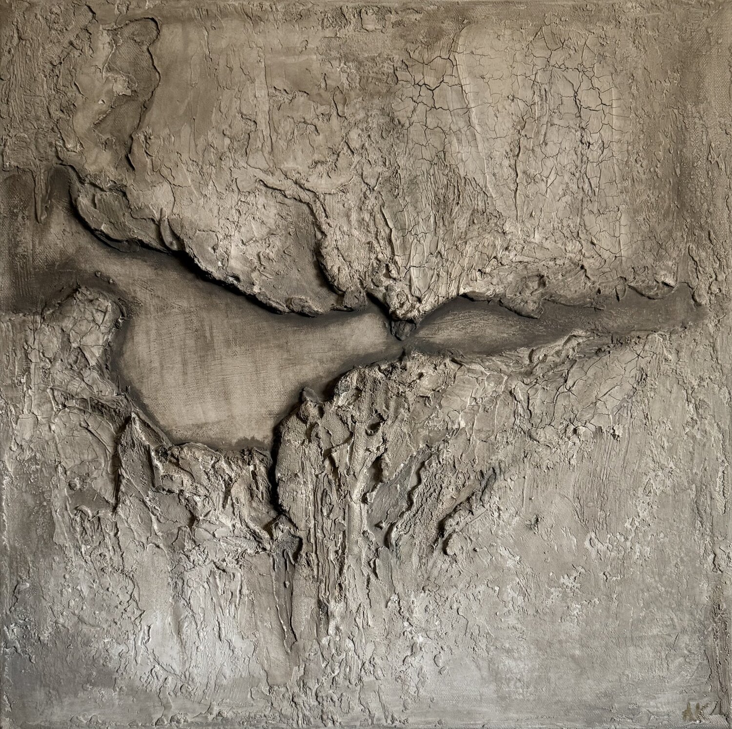 Divant II - Monochrome Ana Köpe Original painting for sale