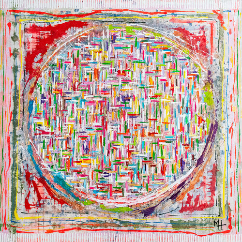 Weave of Light by mARTine Houtsaeger, Painting for Sale on Select