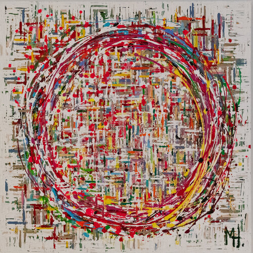 Dance of Light by mARTine Houtsaeger, Painting for Sale on Select