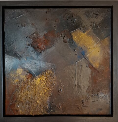 "Zu Tage fördern" - aus der Serie 770 by Karoline Kornek, Painting for Sale on Select