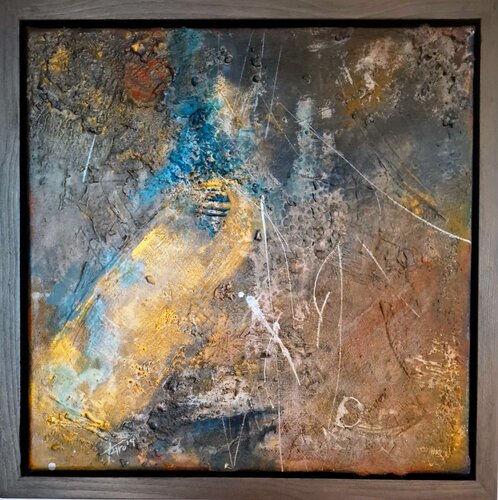 "Zu Tage fördern" - aus der Serie 770 by Karoline Kornek, Painting for Sale on Select