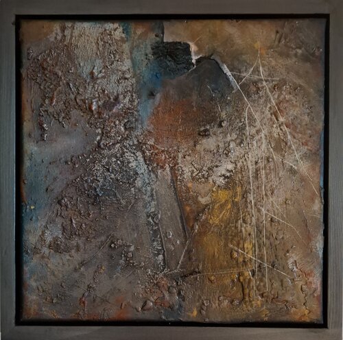 "Zu Tage fördern" - aus der Serie 770 by Karoline Kornek, Painting for Sale on Select