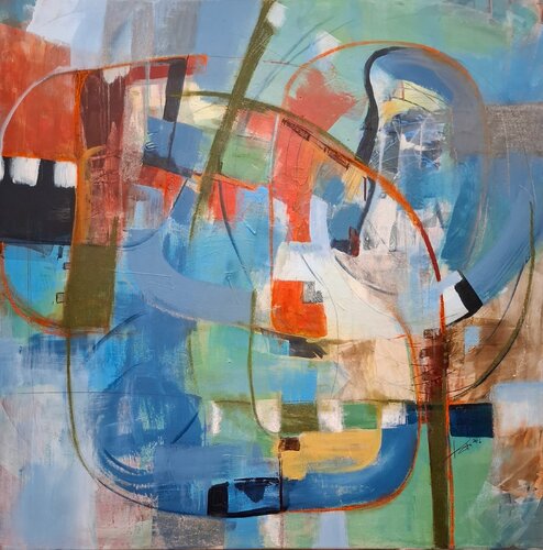 Confluence by Karoline Kornek, Painting for Sale on Select