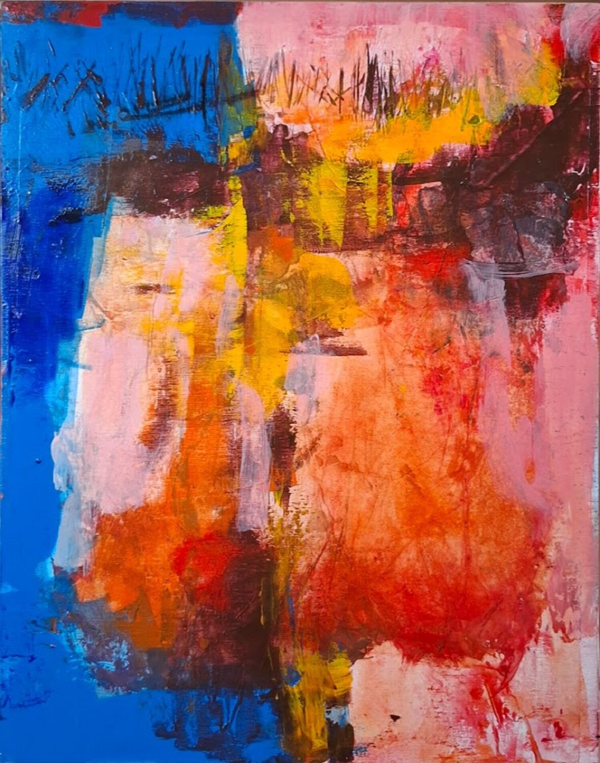 Energiefeld Karoline Kornek Original painting for sale