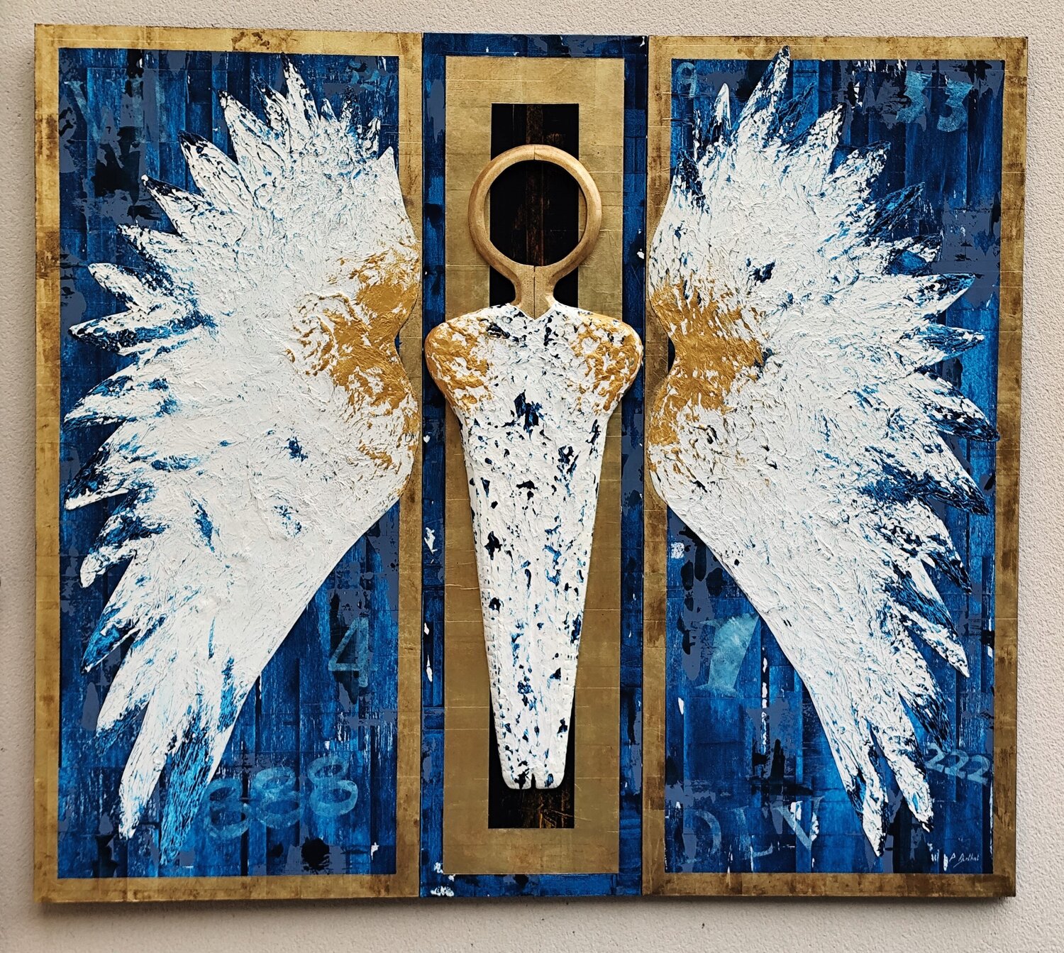 Abondance numérique Phil Berthot Original painting for sale