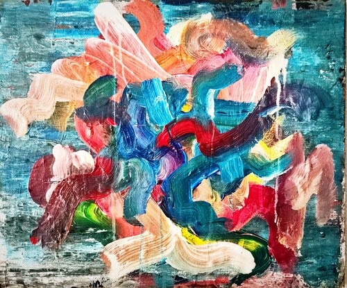 El Sexto Día by Daniel Olivar, Painting for Sale on Select