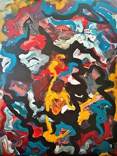 Teseo by Daniel Olivar, Painting for Sale on Select