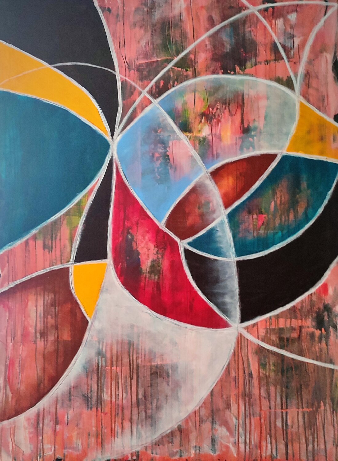 Ágora Daniel Olivar Original painting for sale