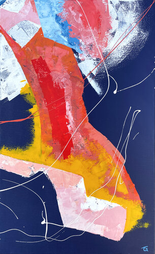 Phosphene View Screen Detail #1 by Tony Gregg, Painting for Sale on Select