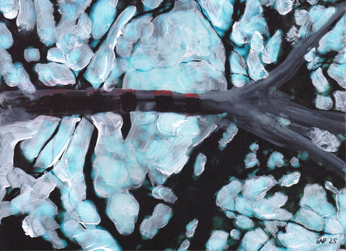 The Sky by Markéta Šafáriková, Painting for Sale on Select