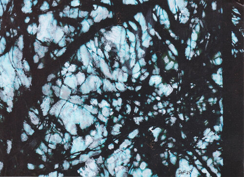 The Sky II by Markéta Šafáriková, Painting for Sale on Select