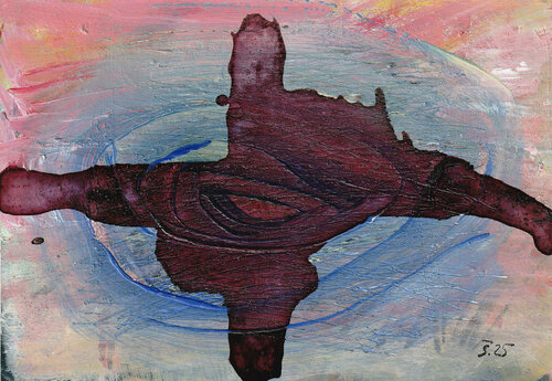 Sacred sign by Markéta Šafáriková, Painting for Sale on Select