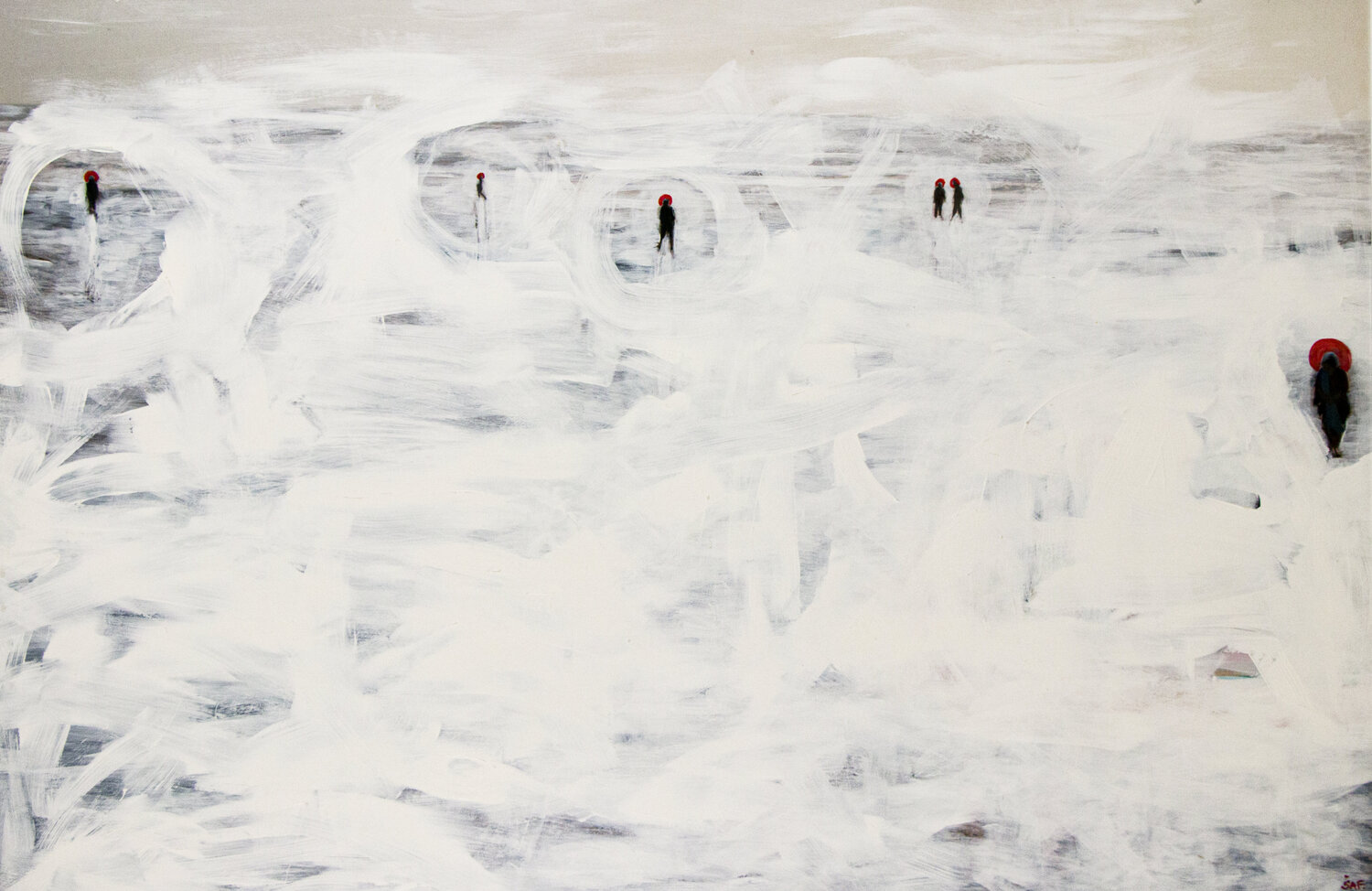 The Seashore  2 Markéta Šafáriková Original painting for sale