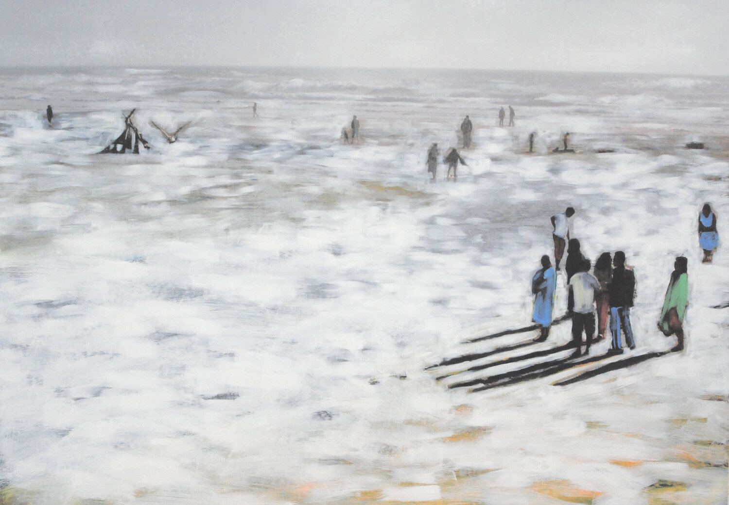 The Seashore Markéta Šafáriková Original painting for sale