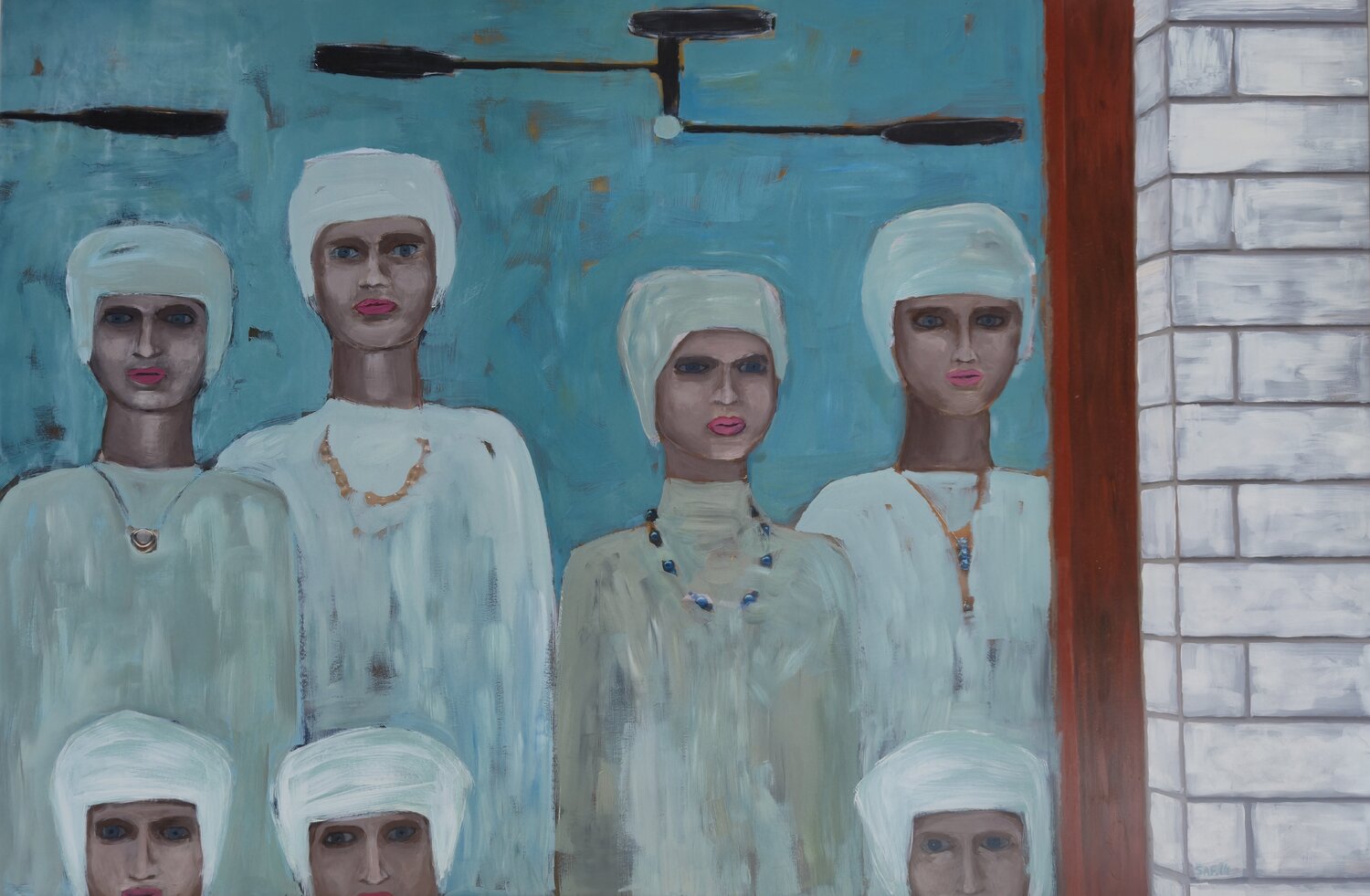 Visitors Markéta Šafáriková Original painting for sale