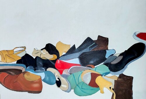 Moltitudine by Chiara Silvano, Painting for Sale on Select
