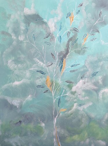 L'albero by Chiara Silvano, Painting for Sale on Select