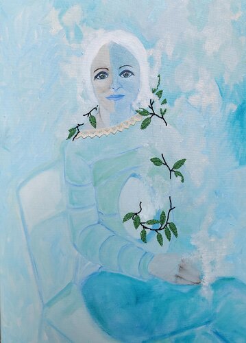 Tra terra e cielo by Chiara Silvano, Painting for Sale on Select
