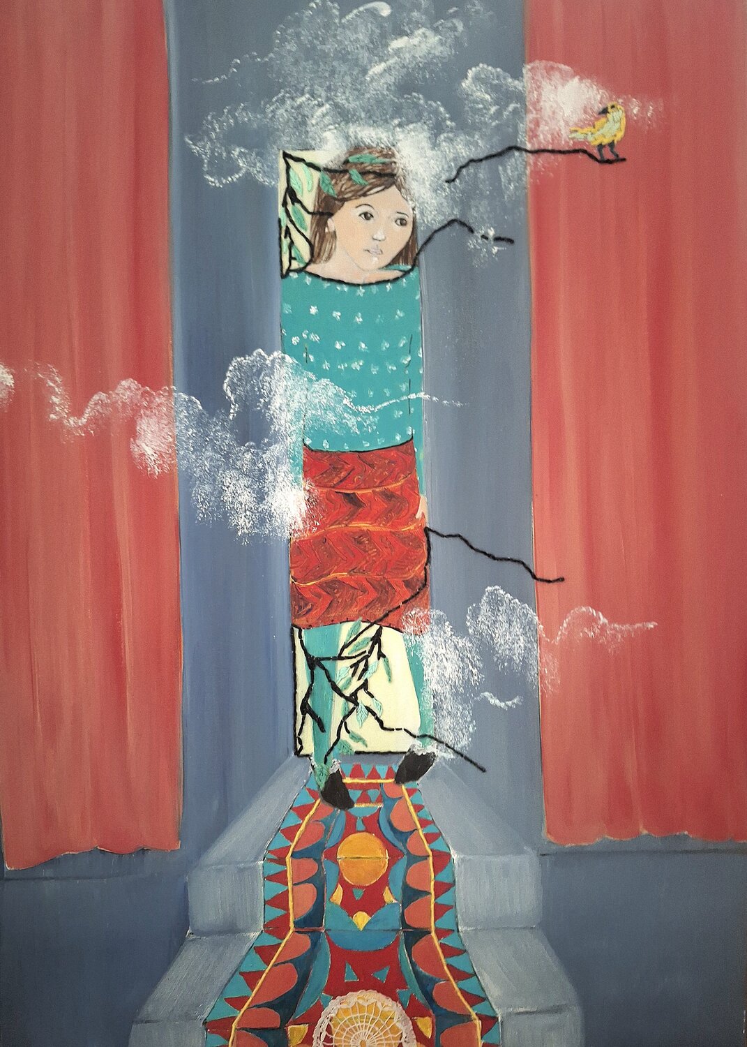 In between Chiara Silvano Original painting for sale
