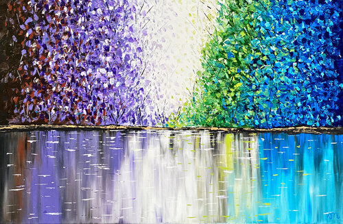 Reflection by Magdolna Juhasz, Painting for Sale on Select