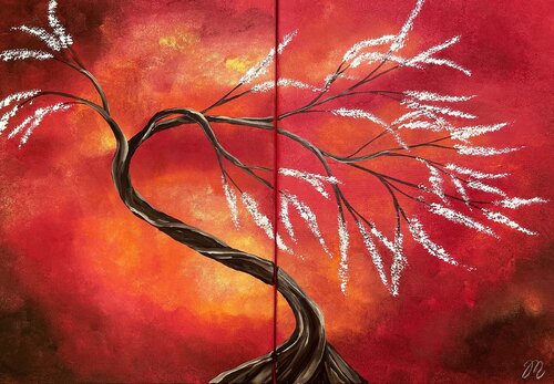 Spring Heaven by Magdolna Juhasz, Painting for Sale on Select
